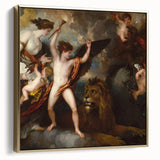 Neoclassical Art Print: The Power of Love by Benjamin West - Mythic Beauty