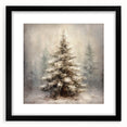 Festive Canvas Art- Pinecones and Berries Christmas Wall Art