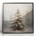 Festive Canvas Art- Pinecones and Berries Christmas Wall Art