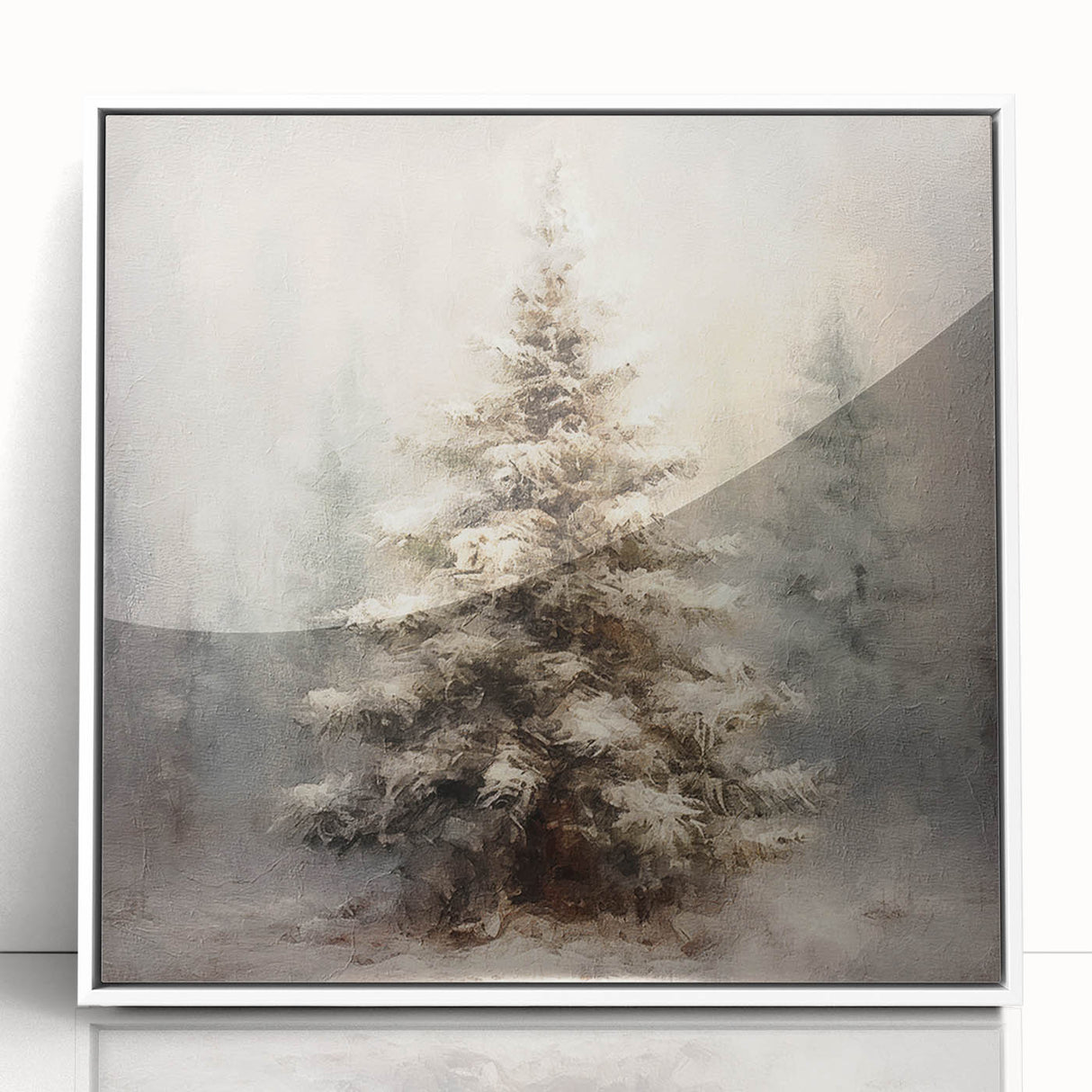 Festive Canvas Art- Pinecones and Berries Christmas Wall Art