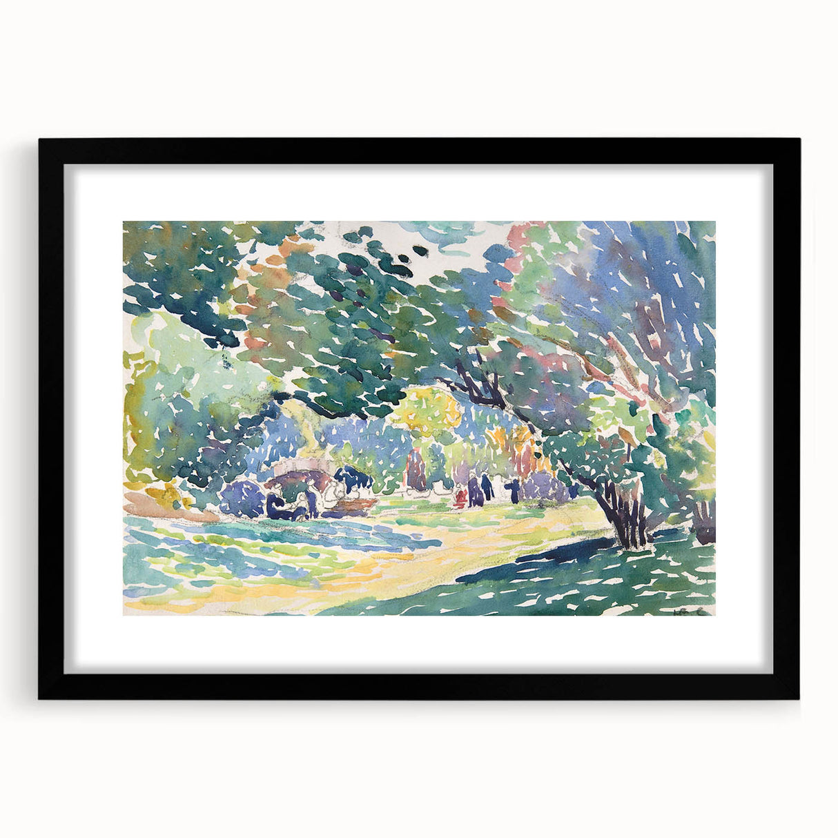 Modern Wall Art Print - Landscape by Henri Edmond Cross - Lush Nature Decor