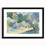 Modern Wall Art Print - Landscape by Henri Edmond Cross - Lush Nature Decor