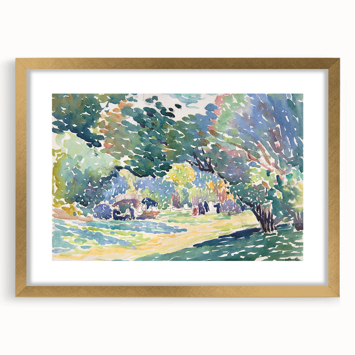 Modern Wall Art Print - Landscape by Henri Edmond Cross - Lush Nature Decor