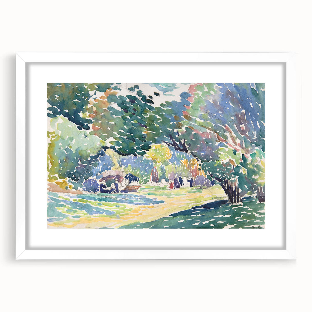 Modern Wall Art Print - Landscape by Henri Edmond Cross - Lush Nature Decor