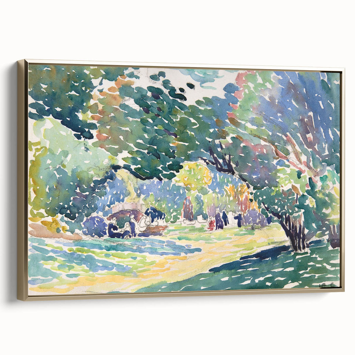 Modern Wall Art Print - Landscape by Henri Edmond Cross - Lush Nature Decor