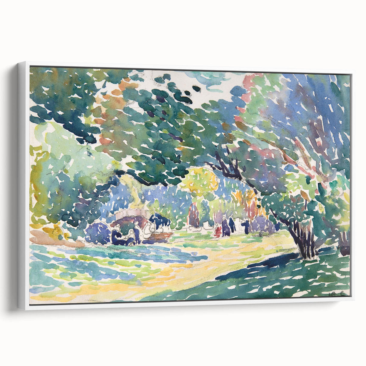 Modern Wall Art Print - Landscape by Henri Edmond Cross - Lush Nature Decor