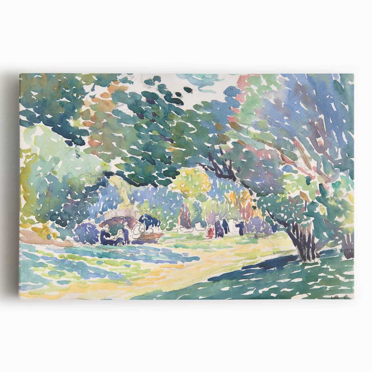 Modern Wall Art Print - Landscape by Henri Edmond Cross - Lush Nature Decor