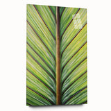 Large abstract floral print in vibrant colors on acrylic glass, ideal for bedroom or dining room decor.