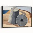 Modern Wall Art - Abstract Mineral Landscape Design
