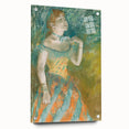 Impressionist Portrait - The Singer in Green by Edgar Degas