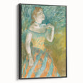 Impressionist Portrait - The Singer in Green by Edgar Degas