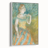 Impressionist Portrait - The Singer in Green by Edgar Degas