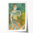Impressionist Portrait - The Singer in Green by Edgar Degas
