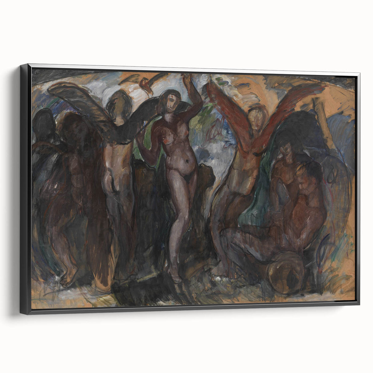 Modern Wall Art - Expressive Figurative Composition