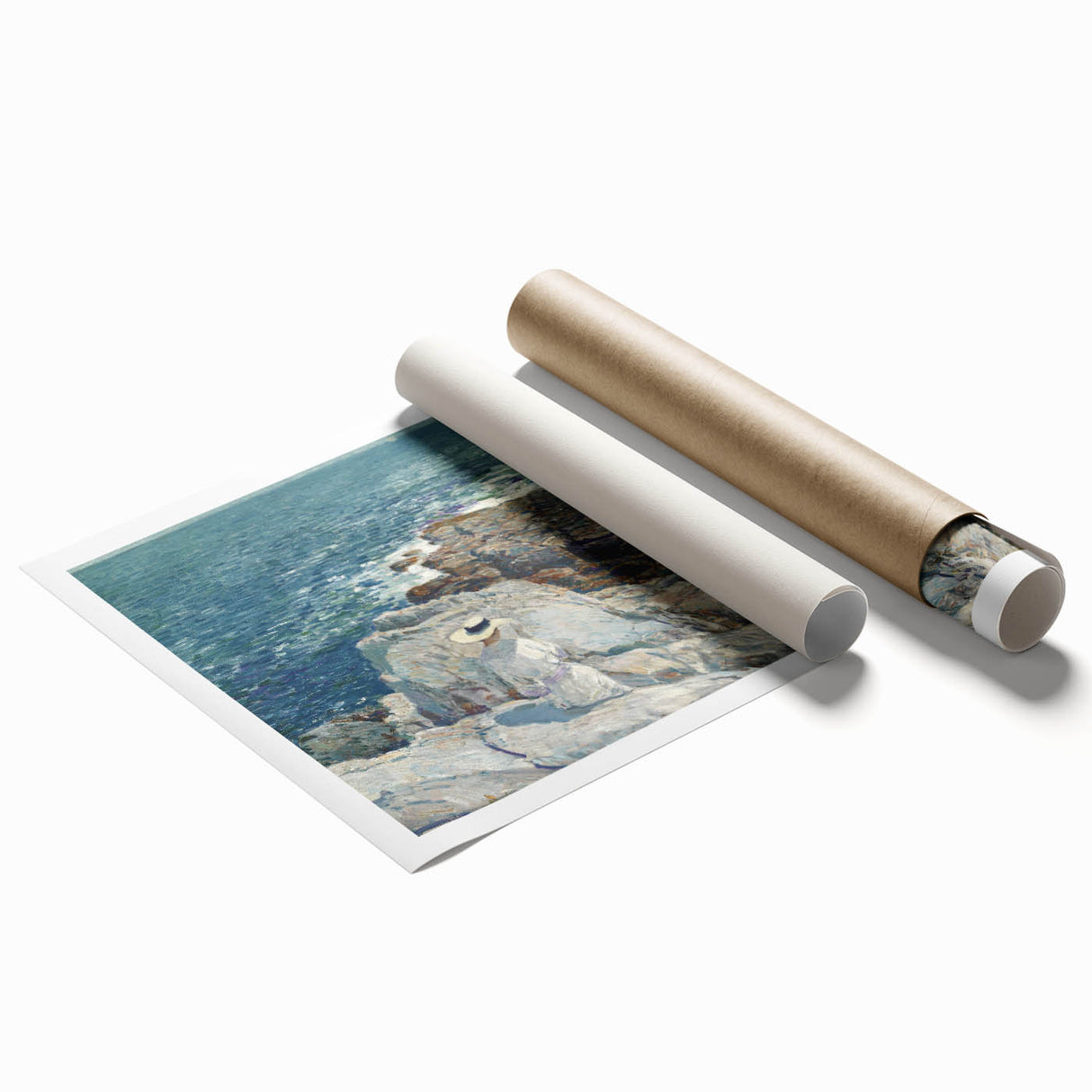 Impressionist Coastal Landscape - Childe Hassam Wall Art Print