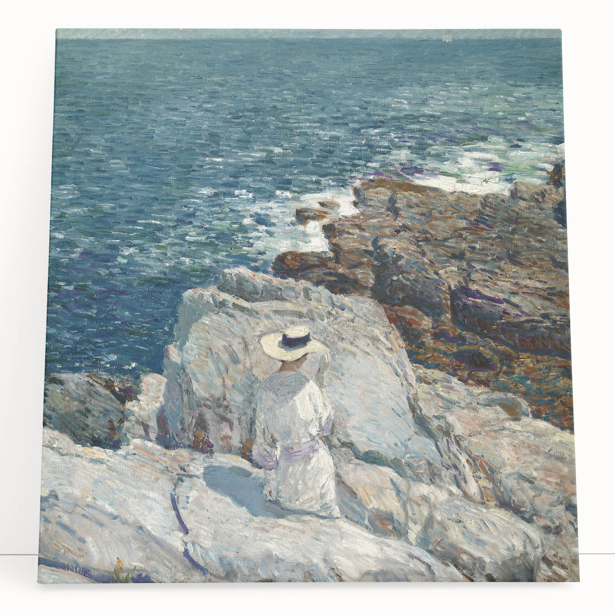 Impressionist Coastal Landscape - Childe Hassam Wall Art Print