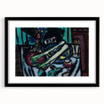 Modern Wall Art - Bold Still Life with Chianti Bottle