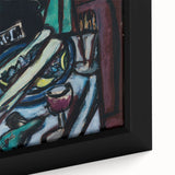 Modern Wall Art - Bold Still Life with Chianti Bottle