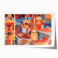 Modern Wall Art - Abstract Temple Gardens Design