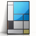 Modern Wall Art - Bold Geometric Abstract in Primary Colors