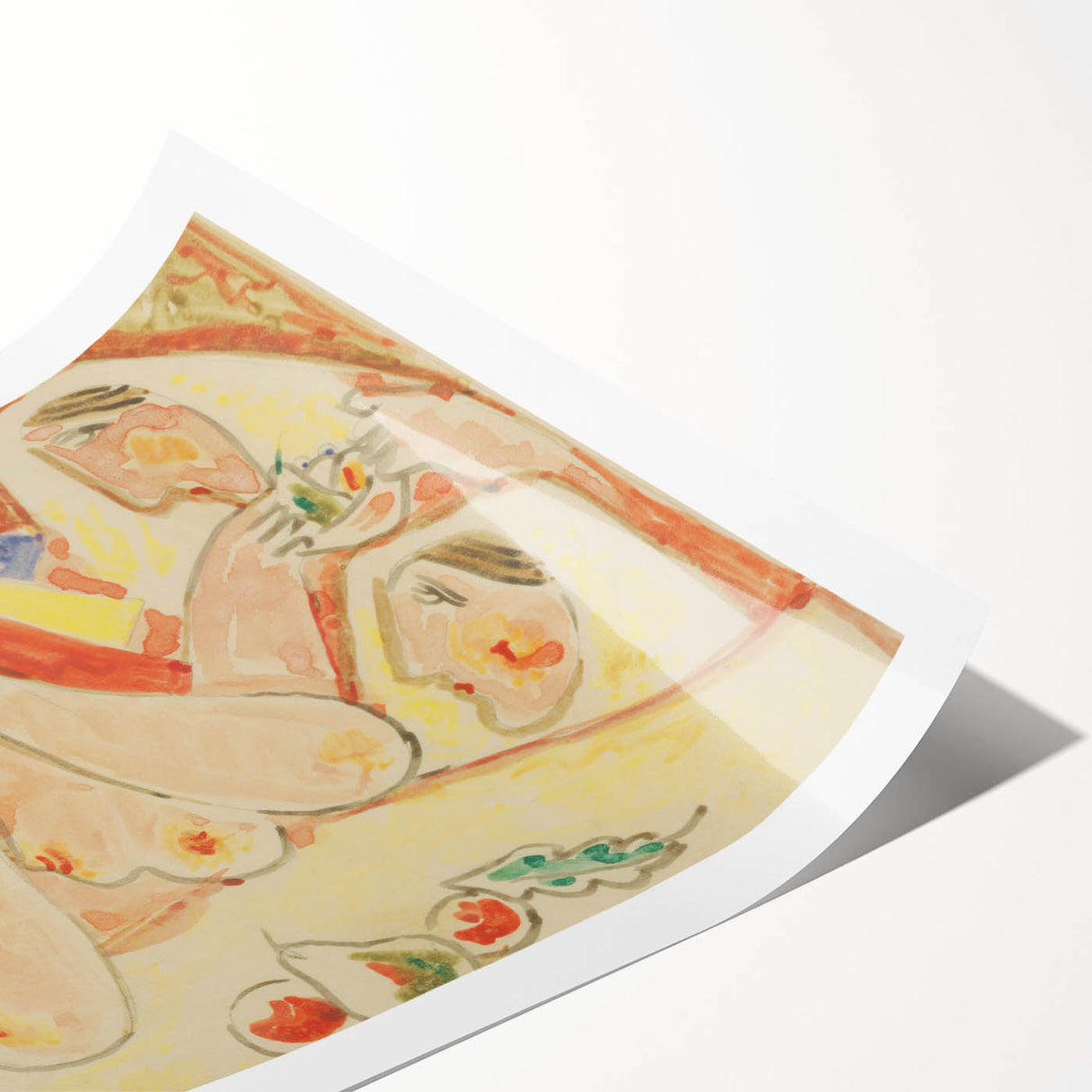 Modern Wall Art - Vibrant Bride and Bridesmaids Design