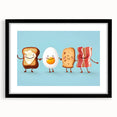 Extra large abstract art print featuring textured, colorful art on canvas, framed in black, ideal for living room decor.