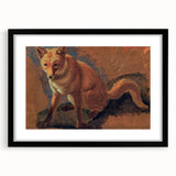 Romantic Art Prints: Lying Cat for a Dish - Historical Wall Art