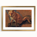 Romantic Art Prints: Lying Cat for a Dish - Historical Wall Art