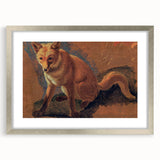 Romantic Art Prints: Lying Cat for a Dish - Historical Wall Art