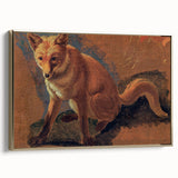 Romantic Art Prints: Lying Cat for a Dish - Historical Wall Art