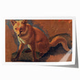 Romantic Art Prints: Lying Cat for a Dish - Historical Wall Art