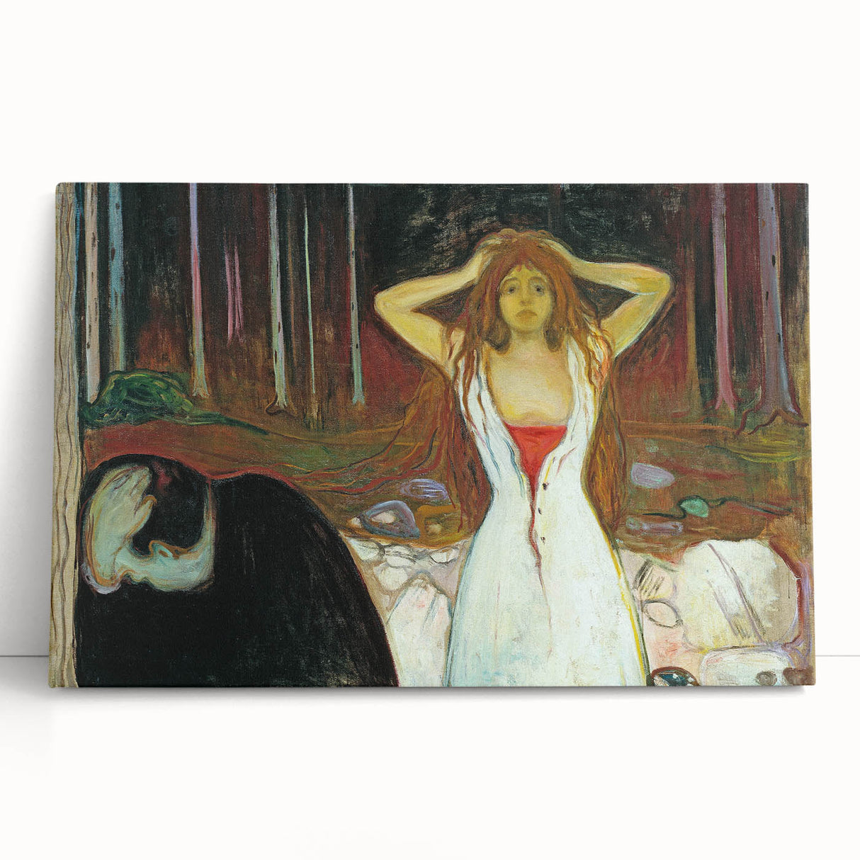 Expressionist Art: "Ashes" Abstract Modern Expressionism Wall Decor