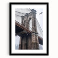Landscape bridge frame in sleek black, showcasing a modern design with a mat, ideal for displaying artwork or photos in a stylish setting.