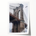 Landscape artwork showcasing a serene bridge scene, printed on high-quality canvas and rolled for easy transport, perfect for home decor enthusiasts.