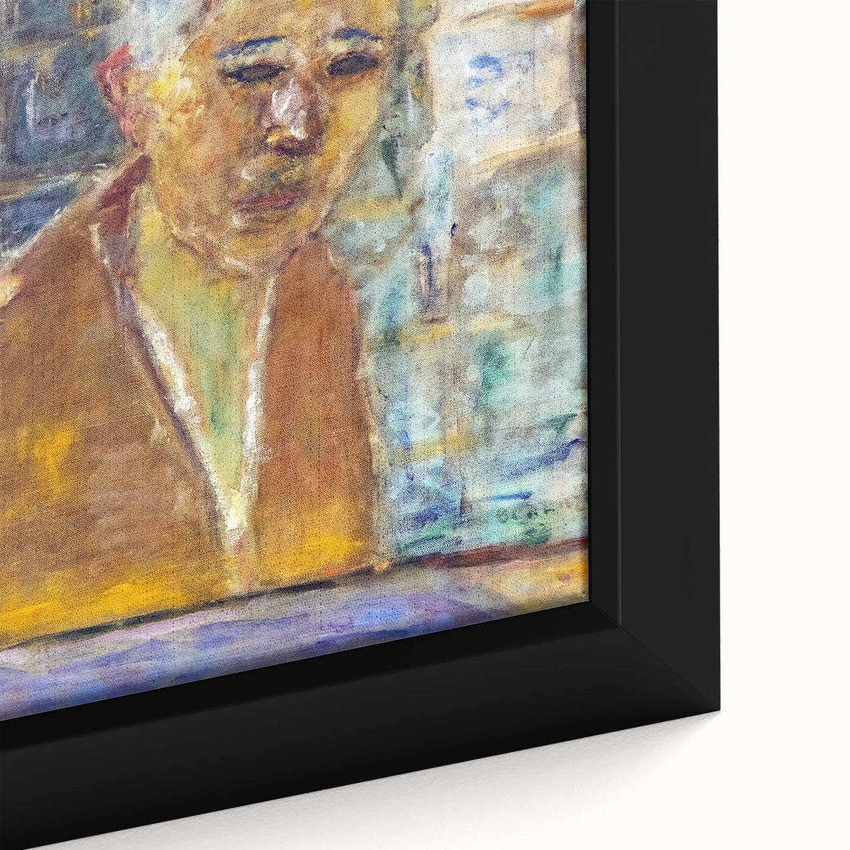 Modern Wall Art Print - Final Self-Portrait by Bonnard - Reflective Decor