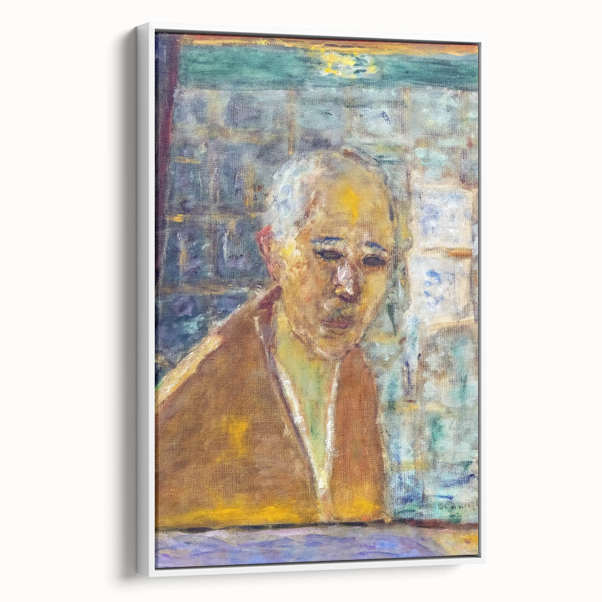 Modern Wall Art Print - Final Self-Portrait by Bonnard - Reflective Decor