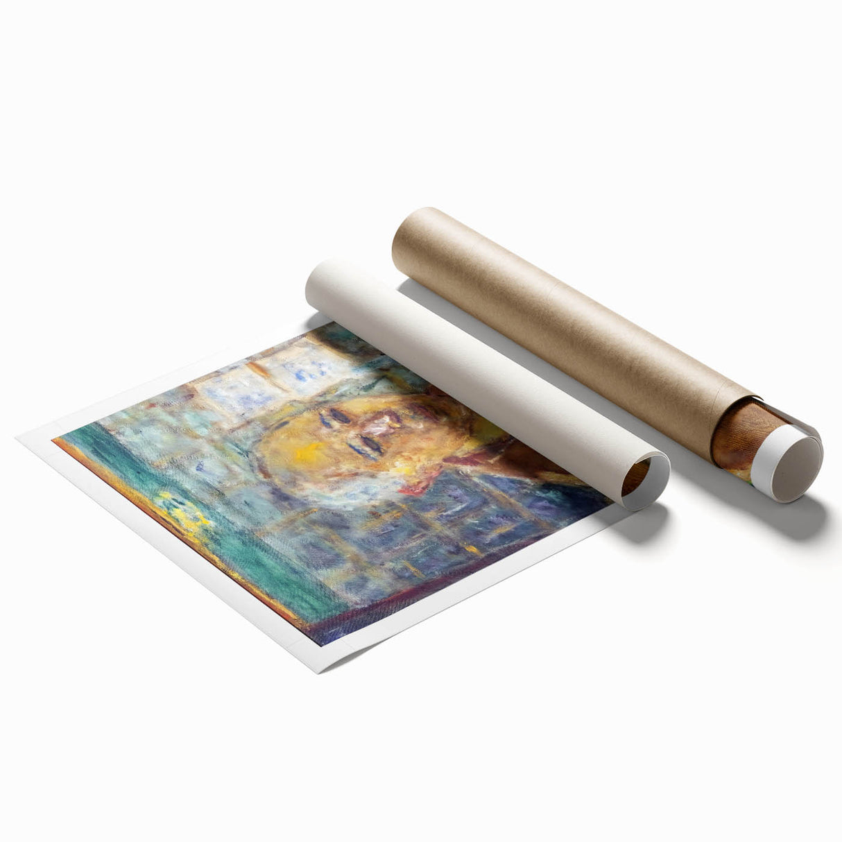 Modern Wall Art Print - Final Self-Portrait by Bonnard - Reflective Decor