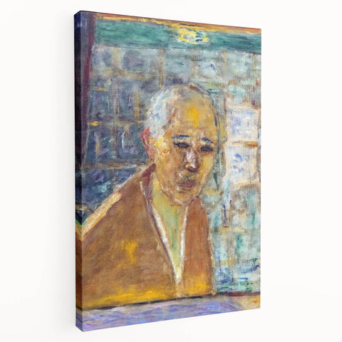 Modern Wall Art Print - Final Self-Portrait by Bonnard - Reflective Decor