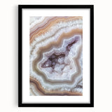 Extra large abstract art print featuring vibrant, textured patches of color on a black framed canvas.