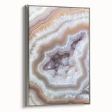 Framed canvas featuring a vintage landscape art painting with colorful elements against a black background.
