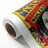Vintage Bob Marley & The Wailers Concert Poster - Retro Music Art