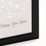 Close-up of a textured black wall art canvas featuring colorful abstract designs, ideal for living room decor.