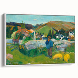 Impressionist Landscape - The Swineherd by Paul Gauguin Print