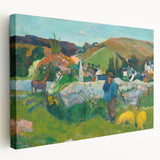 Impressionist Landscape - The Swineherd by Paul Gauguin Print