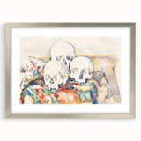 Post-Impressionist Art - The Three Skulls by Paul Cézanne Print