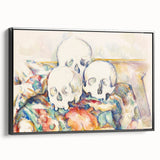 Post-Impressionist Art - The Three Skulls by Paul Cézanne Print