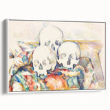 Post-Impressionist Art - The Three Skulls by Paul Cézanne Print