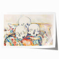 Post-Impressionist Art - The Three Skulls by Paul Cézanne Print