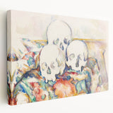 Post-Impressionist Art - The Three Skulls by Paul Cézanne Print