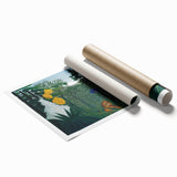 Modern Wall Art - Vibrant Jungle Scene with Lion
